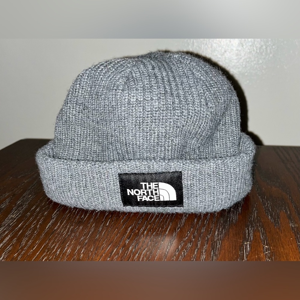 The North Face Gray Knit Beanie